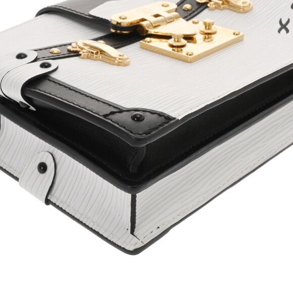LOUIS VUITTON Epi Trunk clutch White/Blanc/Noir - Picture 8 of 12